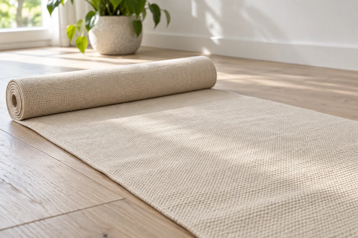 Tapis de yoga en coton : ce que la matière change